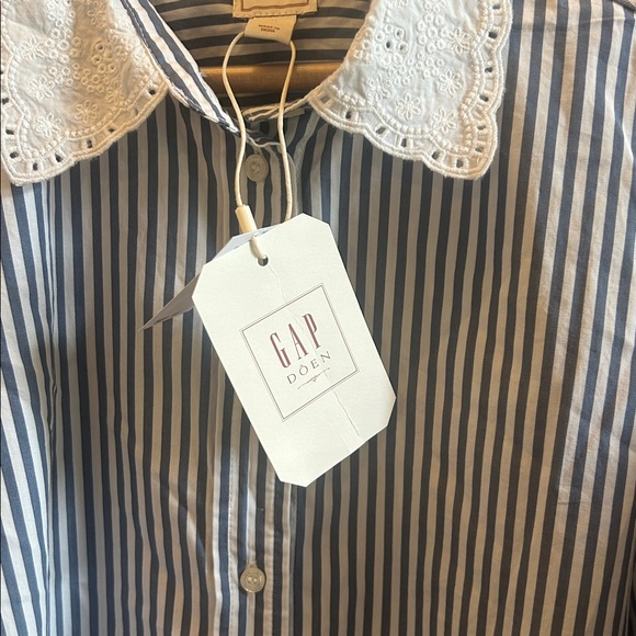 NWT Doen for Gap stripes shirt - Picture 5 of 10